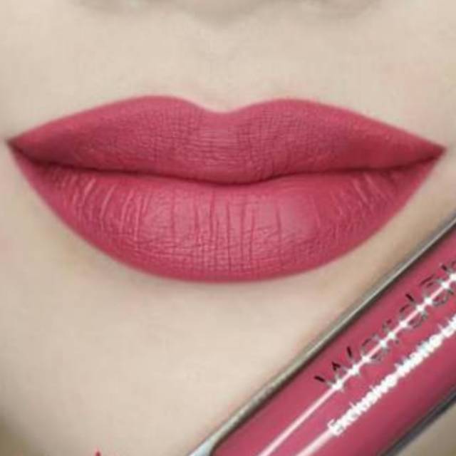 Wardah exclusive matte lip cream no 8 pink credible