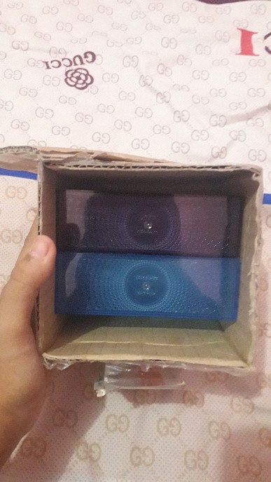 Kotak Asesoris Pernak Pernik ∭ Suvenir Ultah Mika Box Plastik Tebal Transparan Akrilik Biru / Ungu ♘