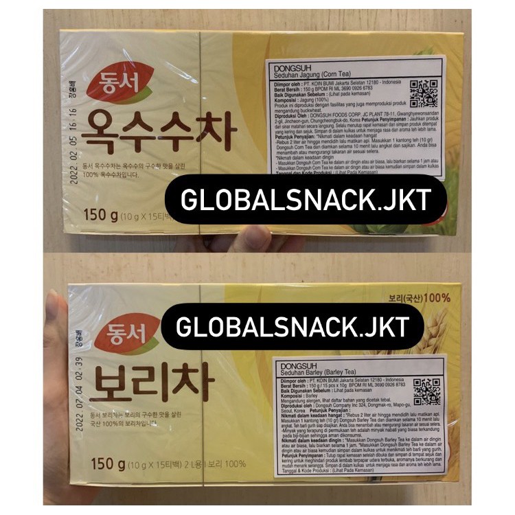 

DONGSUH CORN TEA / BARLEY TEA KOREA ORIGINAL IMPORT
