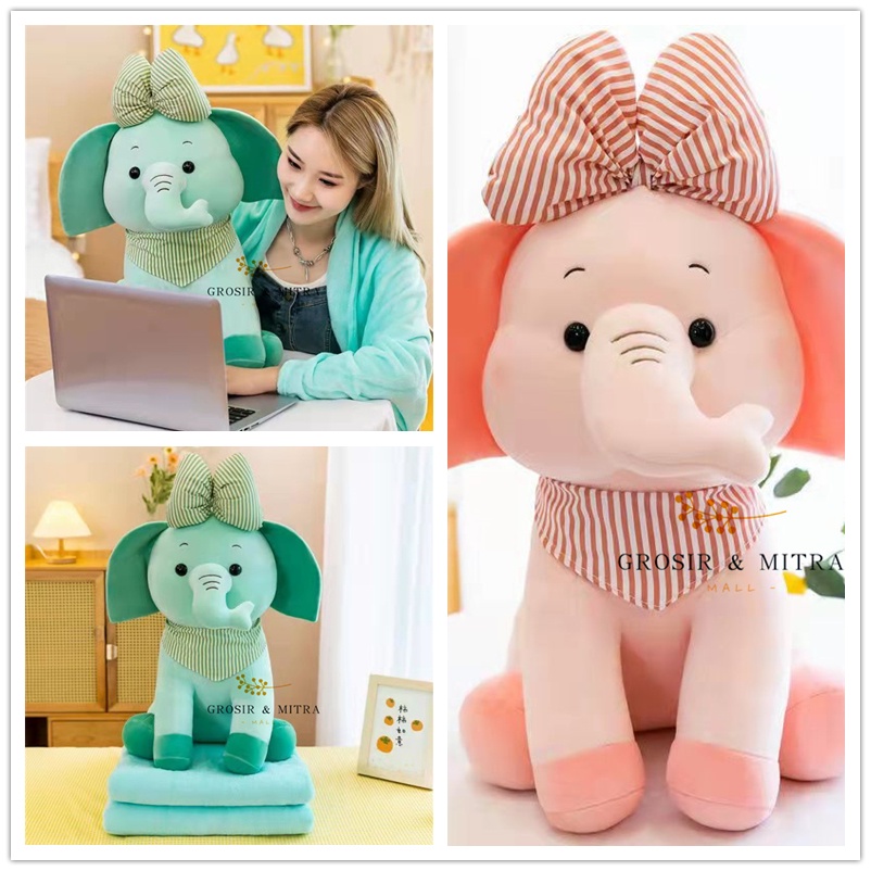 Balmut Bantal Selimut Set 2 in 1 Boneka Besar Selimut Motif Anak Dewasa