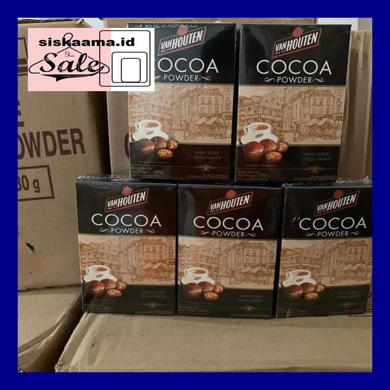 

A40D0Yh Coklat Bubuk / Cocoa Powder / Kakao Bubuk Vanhouten 180 Gr D50Tr40V