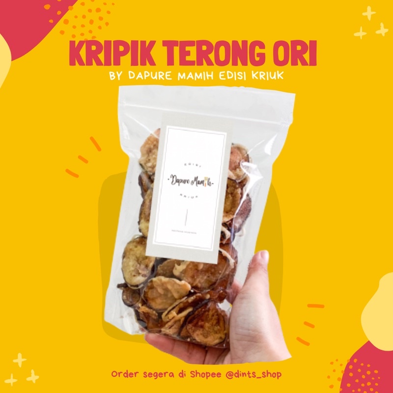 

Kripik Terong Gurih Ori Lauk Pelengkap / Camilan Favorit by Dapure Mamih