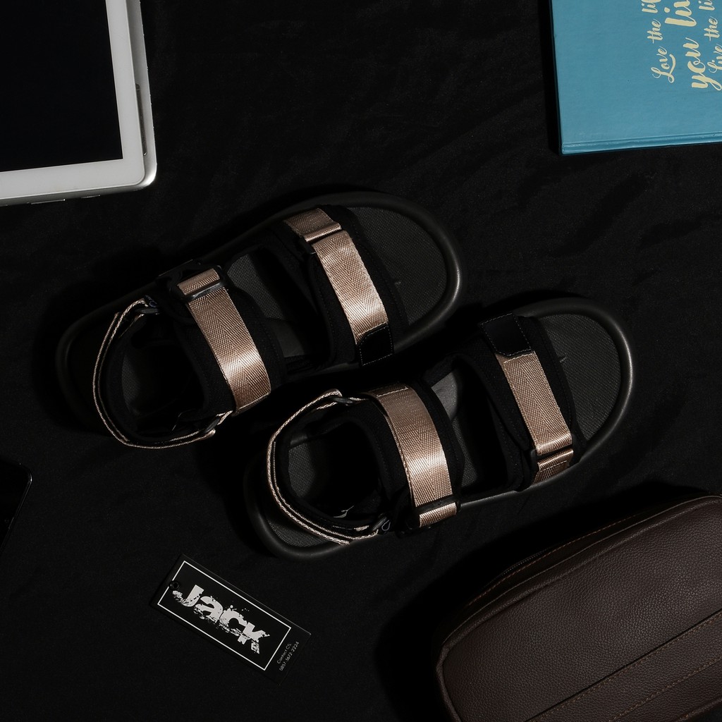 Alvis Cream | Sendal Gunung Original Kulit Santai Kasual Pria Lokal Sandal Footwear | FORIND x Jack