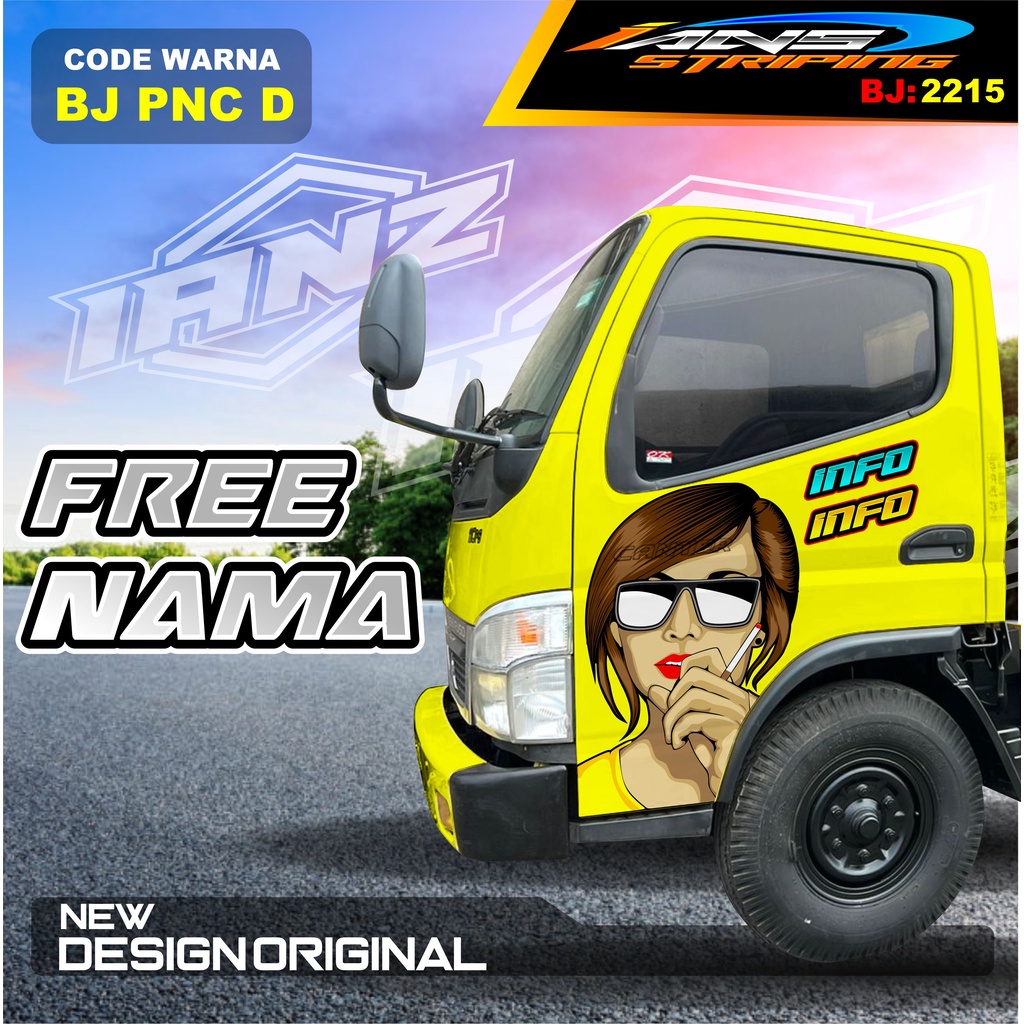 STIKER PINTU TRUK FUSO RAGASA / DECAL PINTU DUMTRUK  / STIKER MOBIL TRUK / STIKER PINTU TRUK KEREN