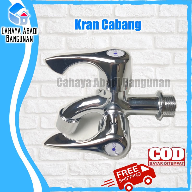 Keran Kran Double / Keran Kran Shower Kamar Mandi / Keran Kran Cabang