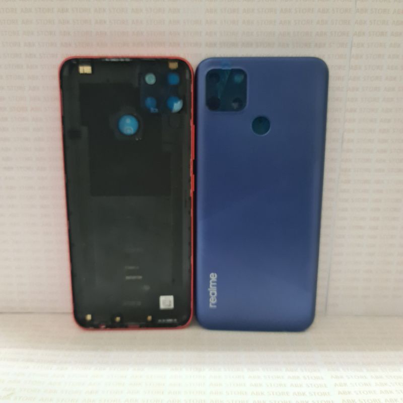 Backdoor Backcover Tutup Belakang Back Casing Kesing Housing Realme C12 Original