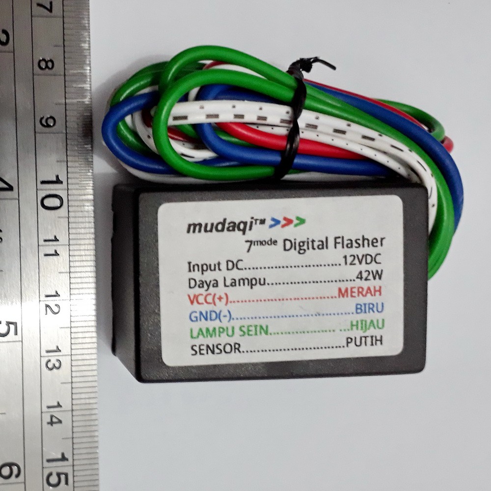 flasher hazard 7 mode autosensor, modul lampu sein / strobo variasi bergaransi