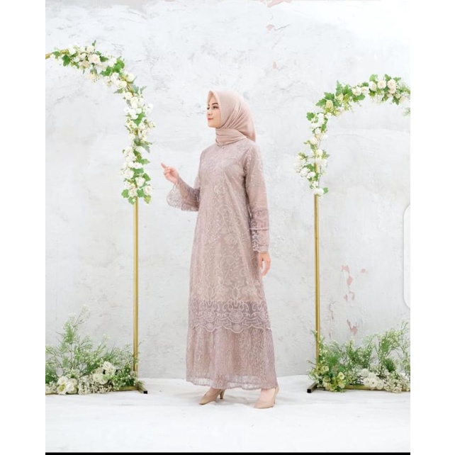 gamis tille premium|gamis pesta|gamis acara resmi|gamis wisuda