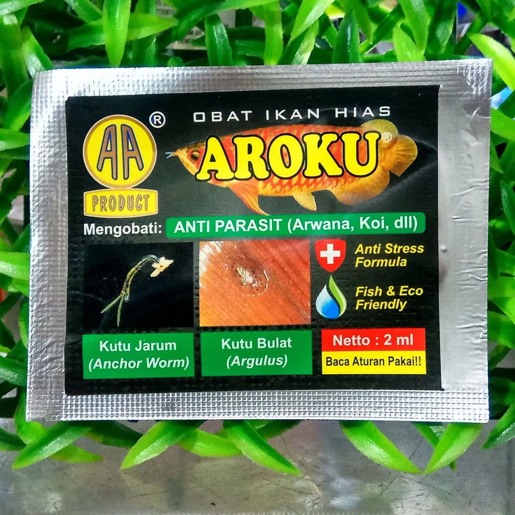 OBAT IKAN HIAS AROKU ANTI PARASIT OBAT IKAN ARWANA KOI