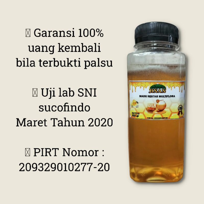 

350 gr MADU MURNI MADU ASLI NECTAR MULTIFLORA