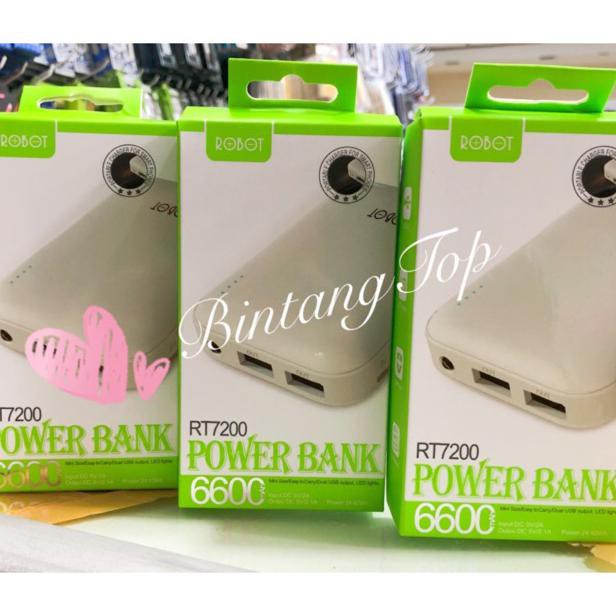 Powerbank Vivan Robot 6600mah rt7200 / rt7300 pb robot / powerbank robot