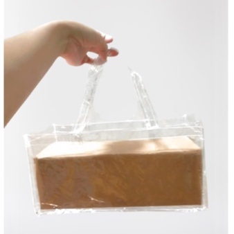 Tas Plastik mika 0.20 Tebal, Tas Hampers KOTAK DUS Brownies Kotak Bolu /goodiebag BOX KUE BROWNIES