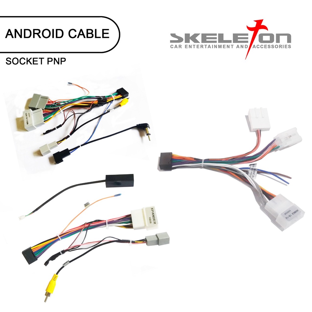 SOKET HEAD UNIT ANDROID SKELETON DAN DHD UNTUK XPANDER