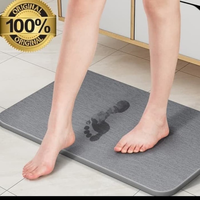 Diatomite Bath Mat keset kamar mandi / keset kering anti slip