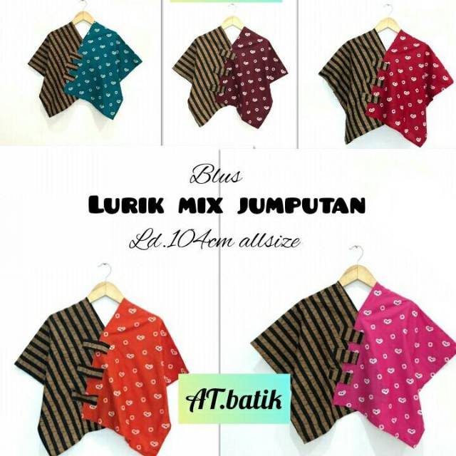 BLUS LURIK MIX JUMPUTAN MURAH BLUS BATIK LURIK ATASAN WANITA BAJU HITSS