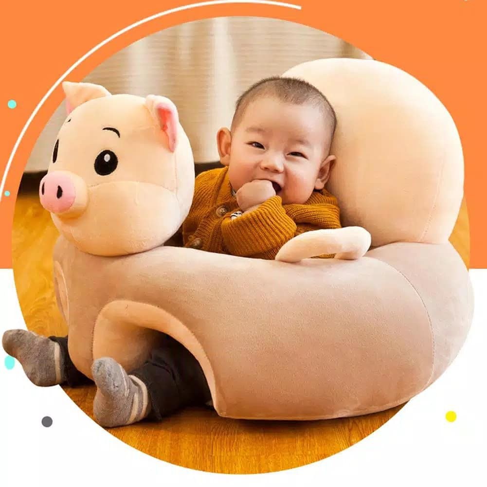 PROMO HAPPY! Gratis Isi Sofa kursi bayi lucu karakter belajar duduk FREE DAKRON n Vakum