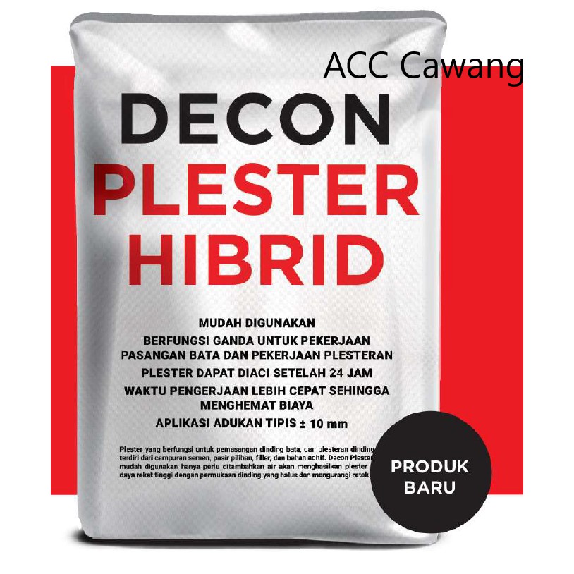 Jual Decon Plester Hibrid Pasang Batako Bata Merah Dan Plester Dinding ...