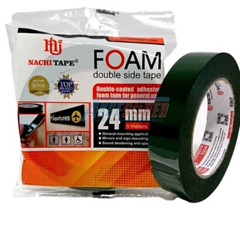 

ISOLASI DOUBLE TAPE FOAM NACHI 24MM X 5 M