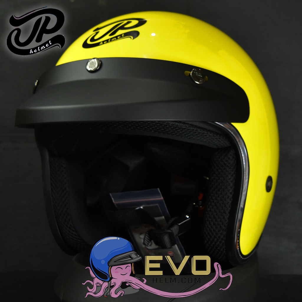 HELM BOGO JPX_JP NEW BIGIE_SOLID - YELLOW LEMON GLOSS/BLACK