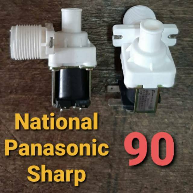 selenoid mesin cuci 90 water inlet valve National Sharp Panasonic