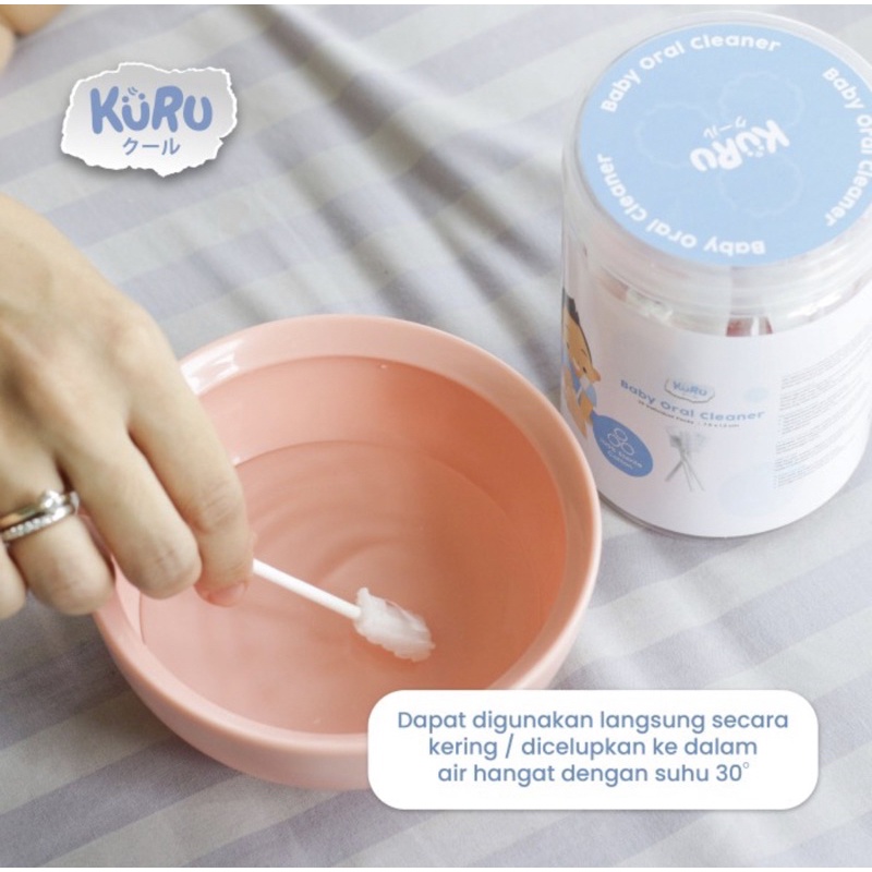 Kuru Baby Oral Cleaner | Pembersih Lidah Gigi Gusi Mulut Bayi