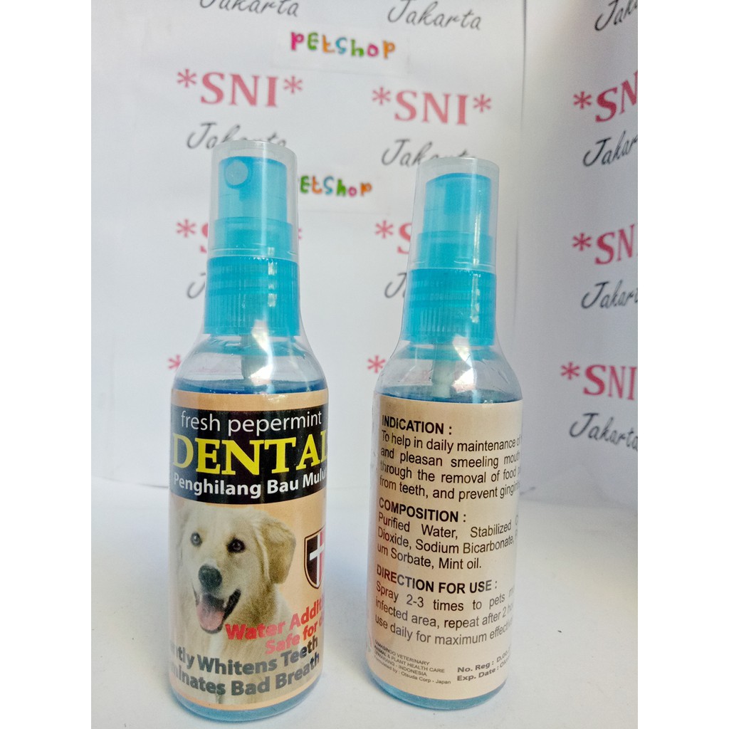 Dental Dog Penghilang Bau Mulut Anjing Petshop Original