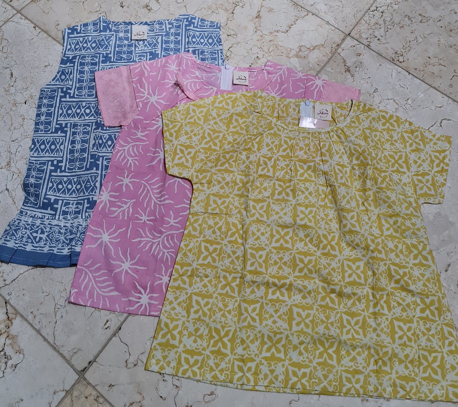 Atasan Batik Anak Perempuan Blus Blouse
