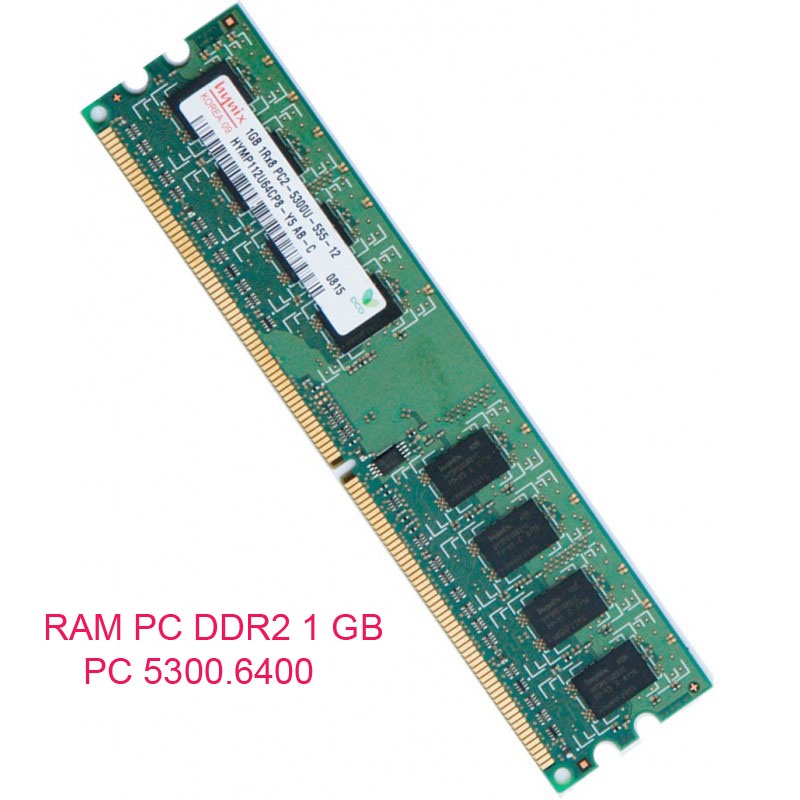 Ram pc ddr2 1 gb pc 5300.6400 Merk rendom