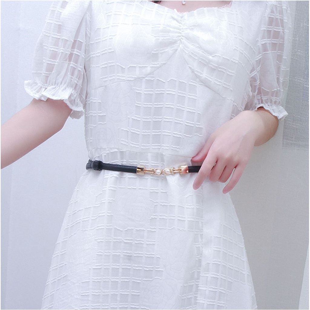 Ikat Ban Pinggang Adjustable HOT TREND A162 Korea Fashion Kulit Gasper Kecil Sabuk Cewe Belt Wanita