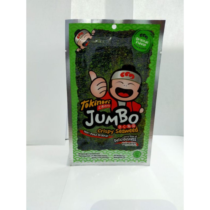 

Tokinori crispy seaweed original 18gr