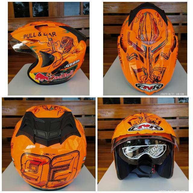 Helm Motor SNI DMN 2 kaca double visor Skidoo Black Doff Helm Motor SNI DMN 2 kaca double visor Skidoo Black Doff