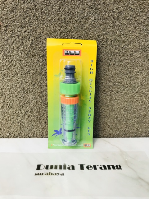 Semprotan Air Taman Lurus PLASTIK HSS - Hose Nozzle PVC 530 - Kepala Spray Cuci Mobil Motor