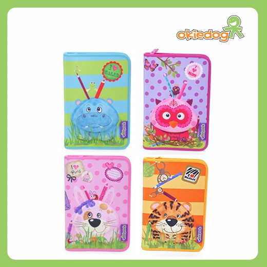 ORIGINAL* Okiedog Wildpack Pippa - Kotak Pensil Pencil Case Anak 3D