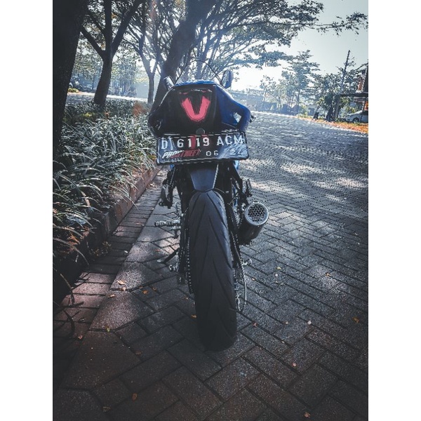 lampu stoplamp gsx costum / variasi model gsx1000 /  3 in 1