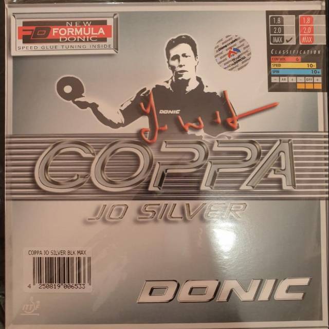 Karet Bet Pingpong Donic Coppa Jo Silver