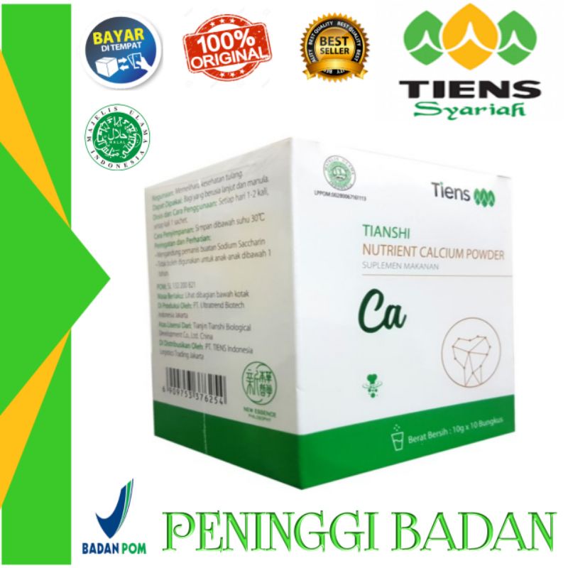 

Peninggi Badan / Tianshi Nutrient Calcium Powder / Tiens / Suplemen Tubuh / Susu