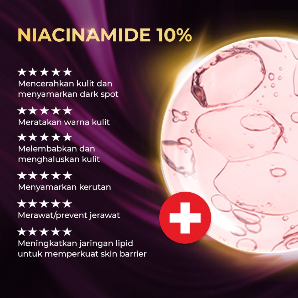 [ FREE GIFT ] TRUEVE NIACINAMIDE 10% &amp; CERAMIDE Brightening Serum 30 ML Serum Wajah Trueve