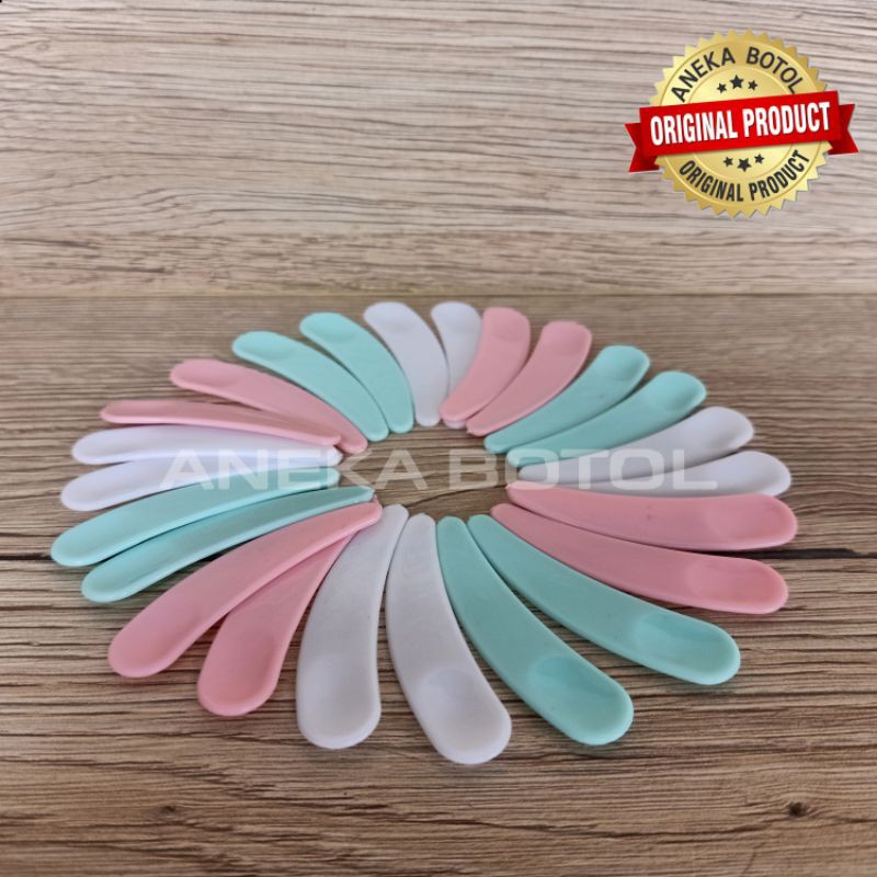 SM01 SPATULA SENDOK PENGADUK MASKER CREAM GLOWING WARNA ORIGINAL MURAH