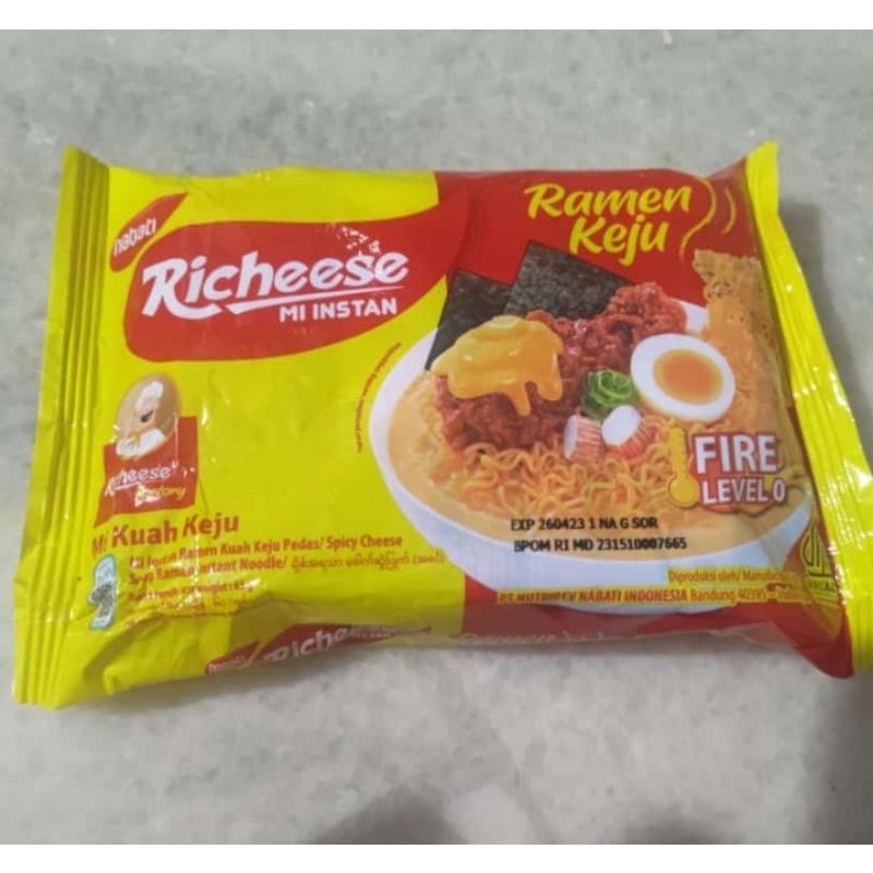 

MIE RAMEN KEJU RICHEESE/RICHEESE MIE INSTANT/MIE KEJU/INDOMIE KUAH