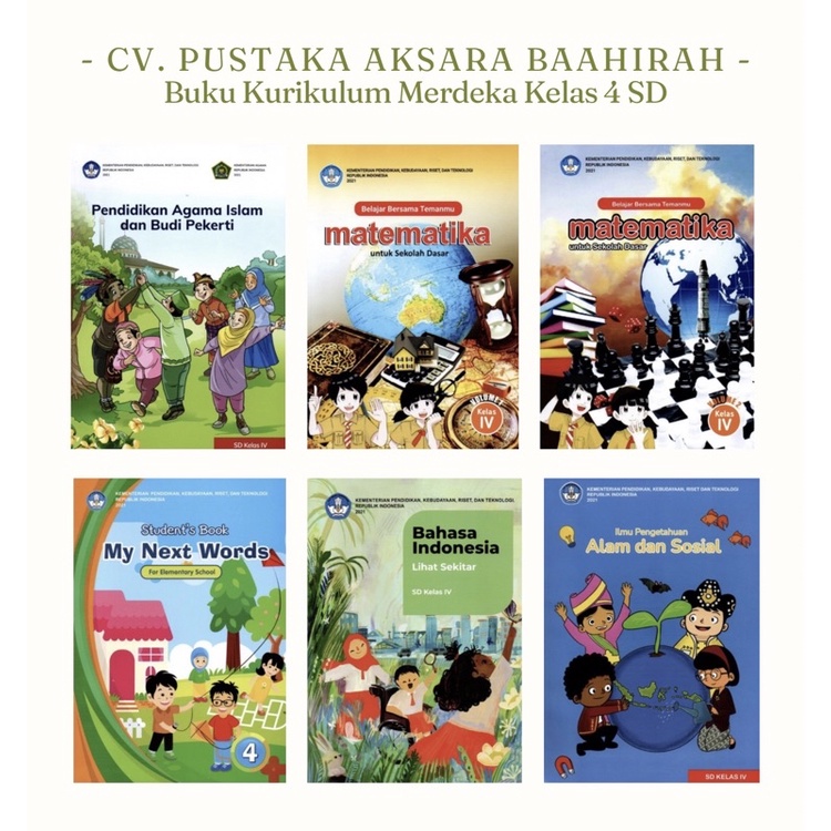 Jual BUKU KURIKULUM MERDEKA SD KELAS 4 (KUMER) | Shopee Indonesia