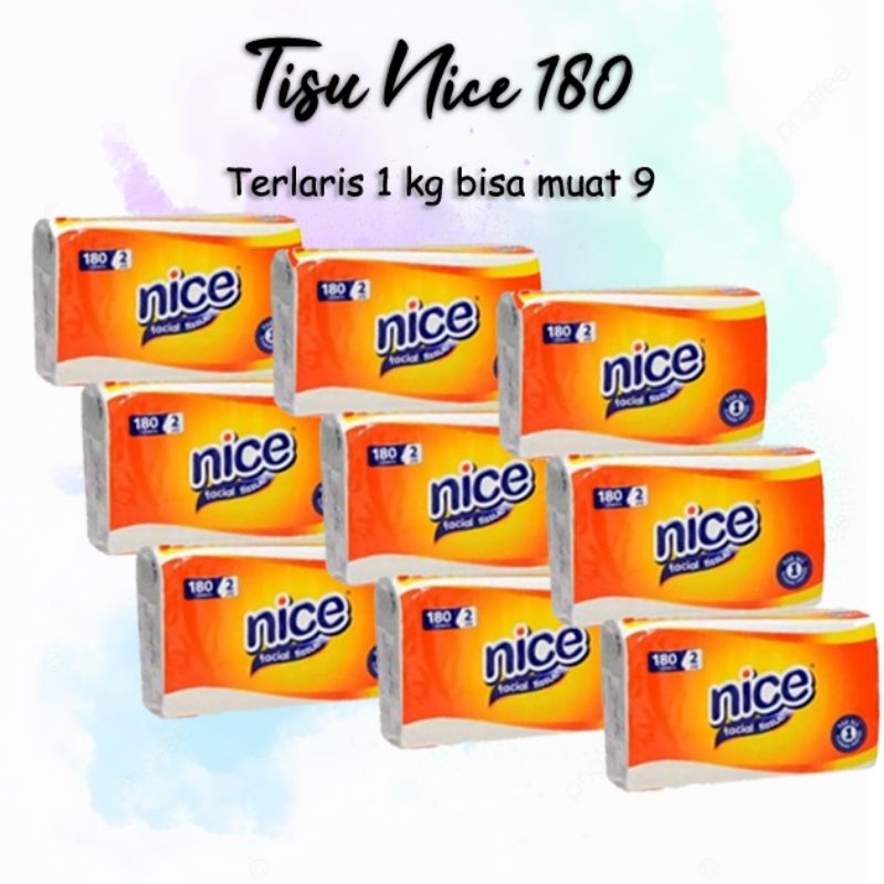 NICE TISSUE 180 sheet / TISU WAJAH NICE