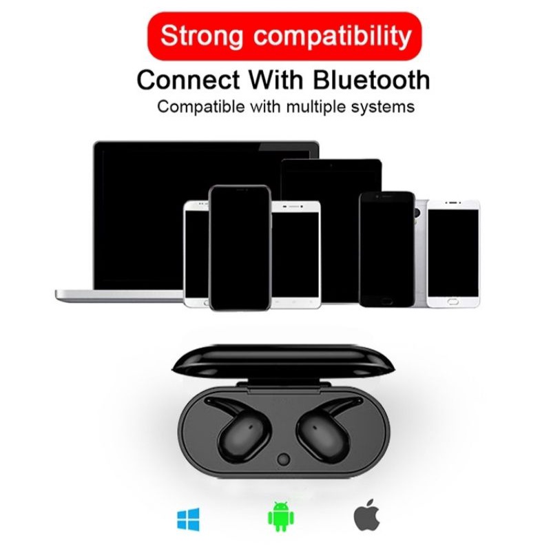 Handsfree Bluetooth TWS4 Earphone Wireless TWS 4 Stereo Headset Bluetooth 5.0