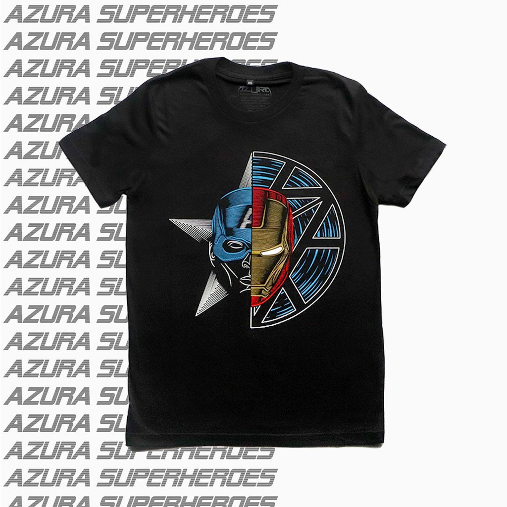 AZURA SUPERHEROES / KAOS / PAKAIAN / ATASAN BERKUALITAS / UNISEX / DEWASA