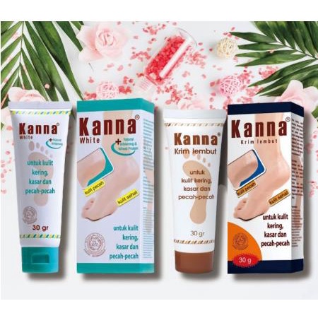 ^ KYRA ^ Kanna Soft Cream Krim Kaki Kana White Foot Cream Untuk Perawatan Tumit Kaki Pecah dan Kulit Sehat