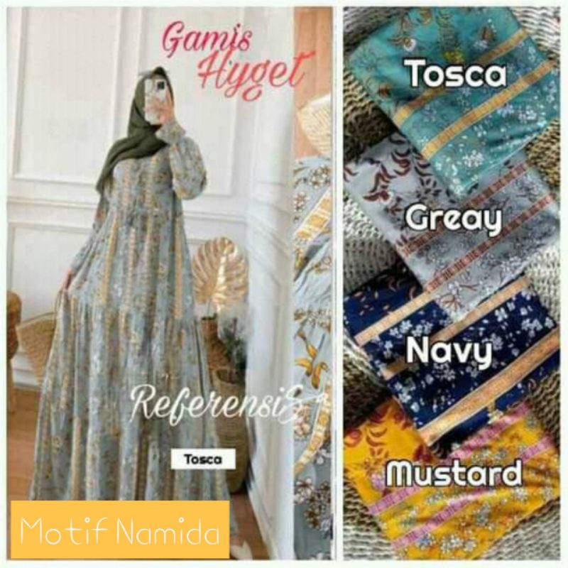 [Fashion Muslim] GAMIS HYGET PART 5 kekekinian | busui | murah | jumbo | motif