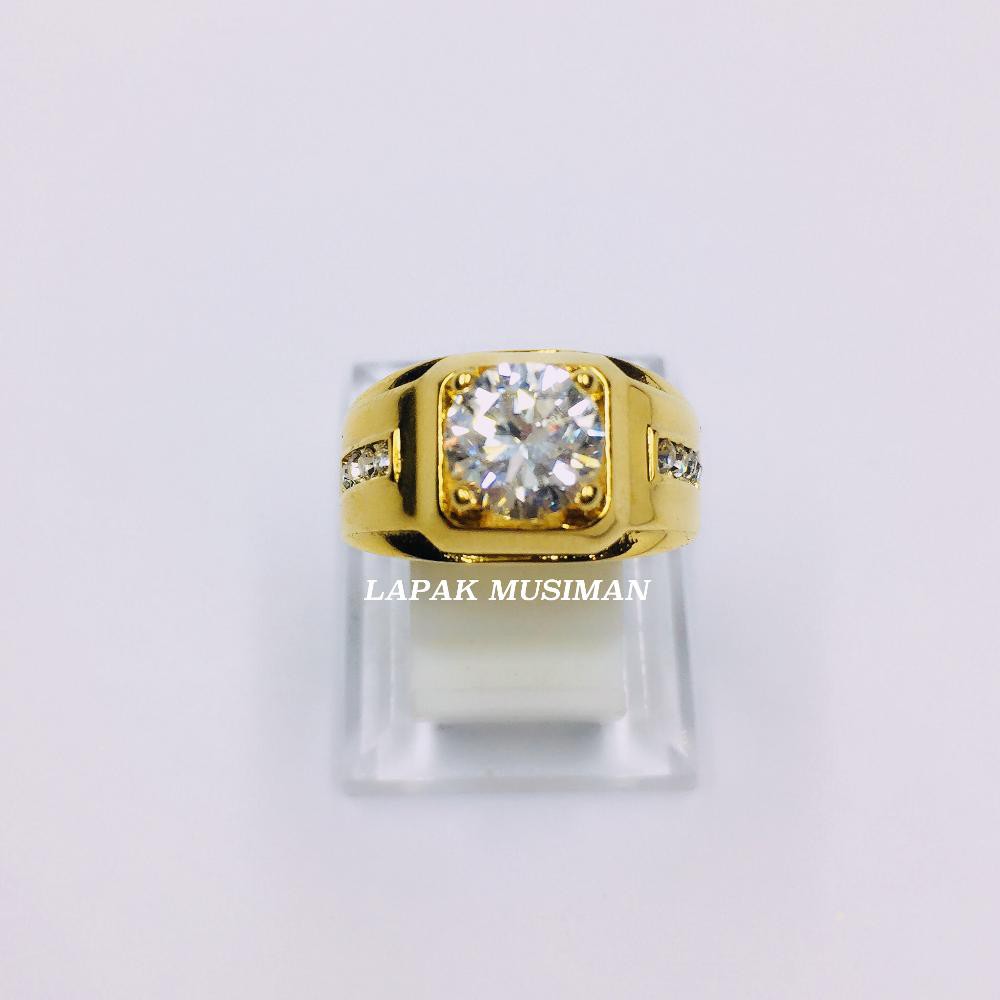 [Bayar di Tempat] CINCIN SUPER MEWAH AMERICAN DIAMOND - LIMITED STOCK - KODE 06