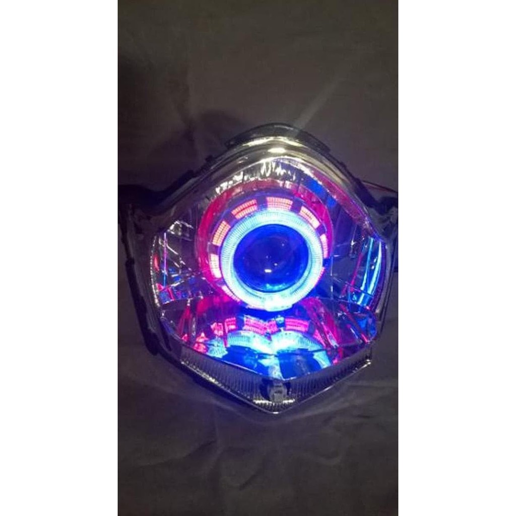 paket lampu projie & headlamp/reflektor vixion old - Kanjeng Raden Variasi