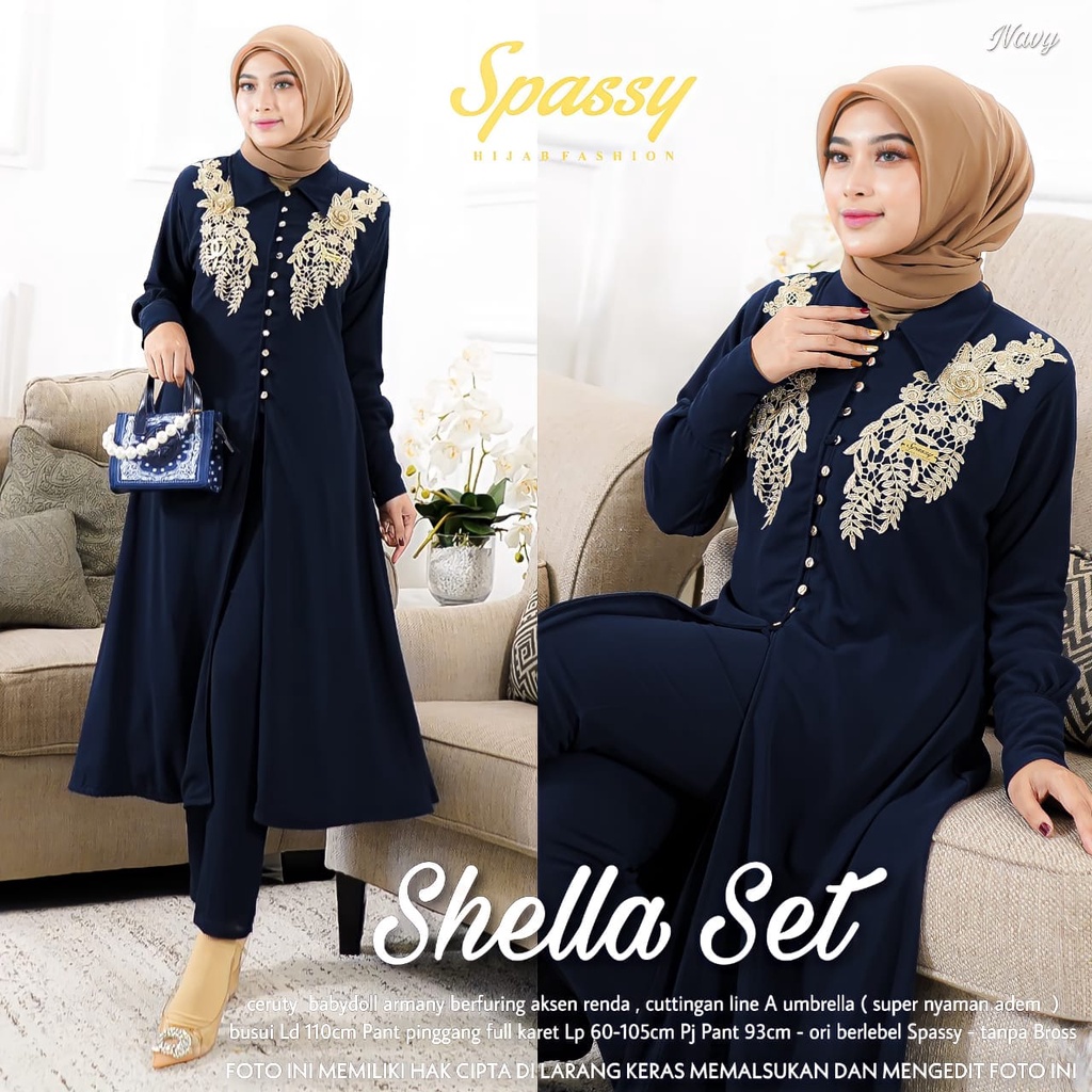 SHELLA SET/BAJU SETELAN WANITA TERBARU