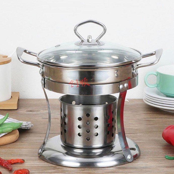 Alat Saji Kompor Panci Serving Hot Pot Hotpot Shabu Sop Steamboat Soup
