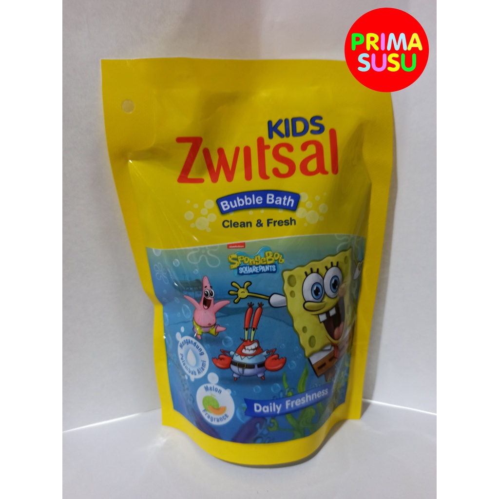 Zwitsal Kids Bubble Bath Clean &amp; Fresh Melon Fragrance 250 ML